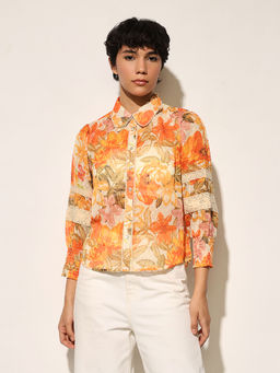ONLY - Multi-Color Floral Printed Shirt