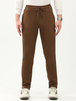 Global Republic - Men Cotton Brown Regular Fit Lower Trackpant
