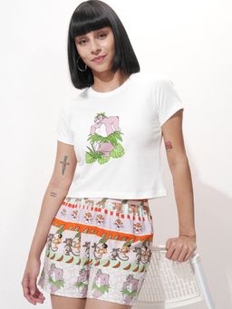 TOKYO TALKIES - Women Wo Printed Sleepwear Co Ord (Set of 2)