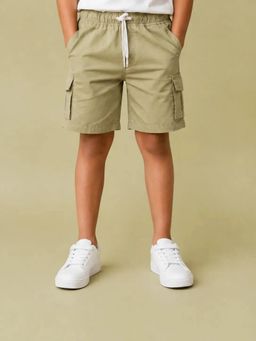 Bloom Up - Khaki Cargo Shorts for Boys