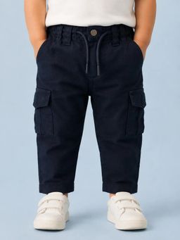 Bloom Up - Navy Blue Cargo Pants for Boys