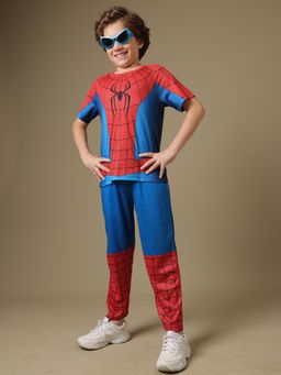 Kidsville - Marvel Spider-Man Poly Costume Tshirt and Pant