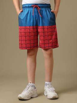 Kidsville - Marvel Spider-Man Brand New Day Suit Costume Regular Fit Shorts for