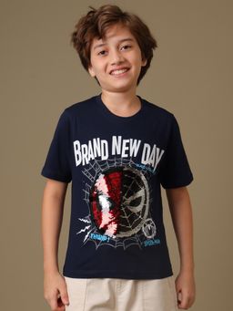 Kidsville - Spider-Man Brand New Day Reversible Sequin Graphic Tshirt