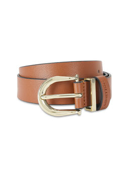 United Colors of Benetton - Gwen Women Pu Non Reversible Belt - Tan