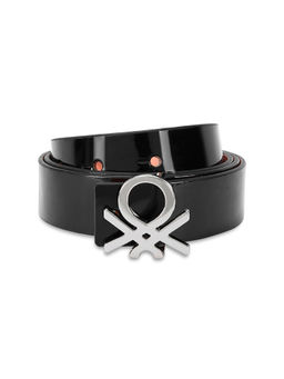United Colors of Benetton - Elanore Women Pu Reversible Belt - Black & Peach