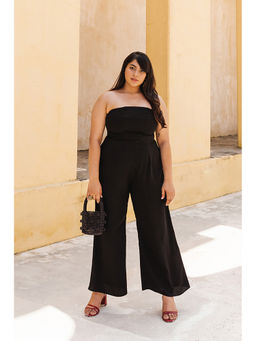 AlterEGO - Sadie- Showdown Jumpsuit-black, Red, And Hot Pink