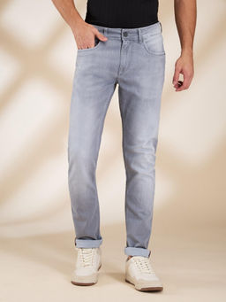 Being Human - Men Grey Casual Cotton Slim Jeans