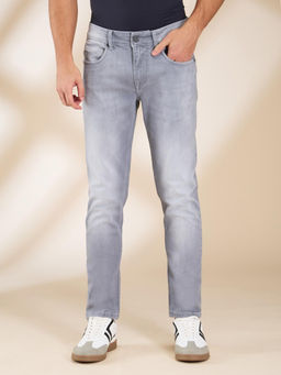 Being Human - Men Grey Casual Cotton Slim Jeans