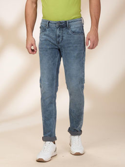 Being Human - Men Blue Casual Blended Slim Jeans