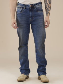 Being Human - Men Blue Casual Cotton Regular Jeans