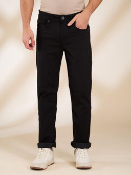 Being Human - Men Black Casual Blended Regular Jeans