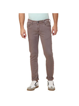 Being Human - Men Purple Casual Cotton Slim Jeans
