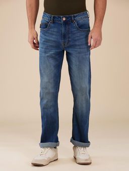 Being Human - Men Blue Casual Cotton Regular Jeans