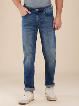 Being Human - Men Blue Casual Cotton Slim Jeans