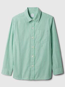 GAP - Boys Vertical-Stripes Regular Fit Shirt
