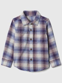 GAP - Boys Checks Spread Collar Shirt