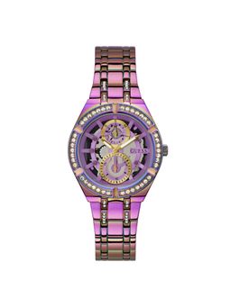 Guess - Women 36 mm Purple Dial Analog Watch- GW0604L4 (Medium)