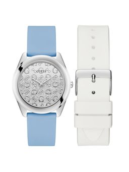 Guess - Women 40 mm Silver Dial Analog Watch- U1416L2M (Medium)