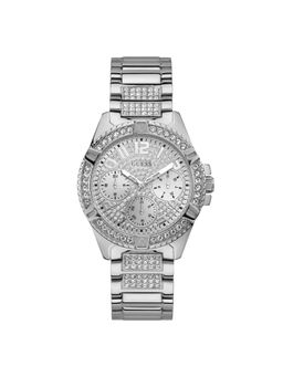Guess - Women 40 mm Silver Dial Analog Watch- W1156L1 (Medium)