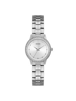 Guess - Women 30 mm Silver Dial Analog Watch- W1209L1 (Medium)