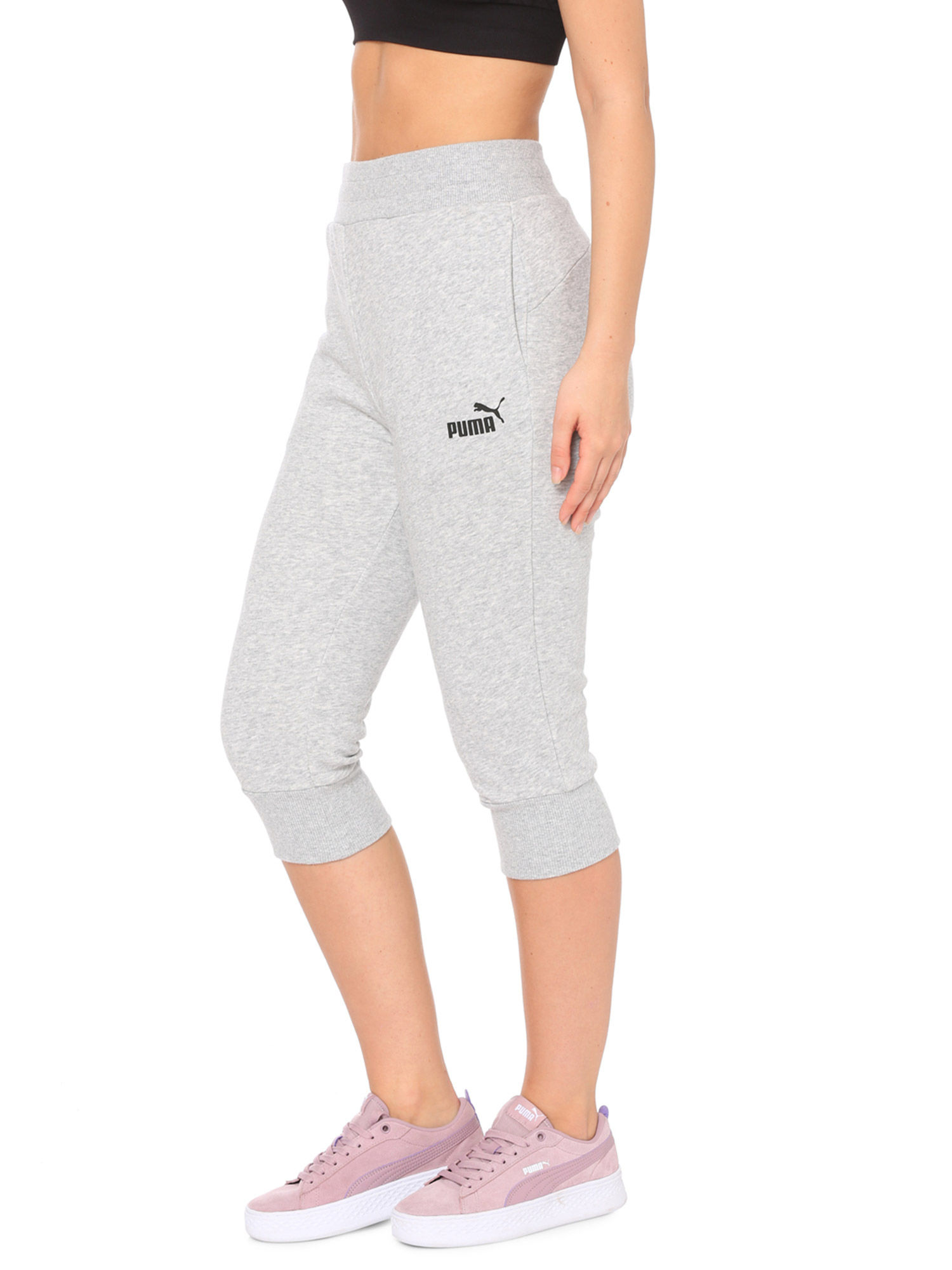puma sweatpants womens 3/4