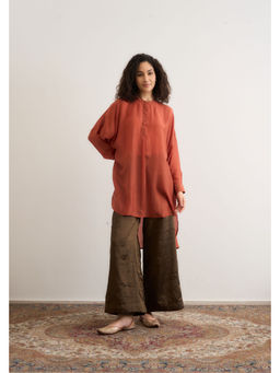 Raas Life - Daffodil Tissue Metallic Solid Pant