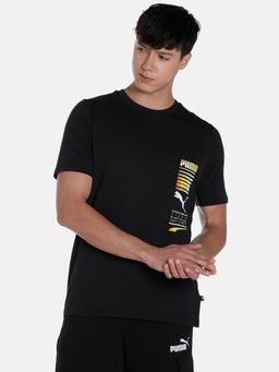 Puma - Graphics Mens Black T-shirt