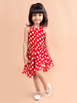 PSPeaches - Red Polka Top and Skirt (Set of 2)