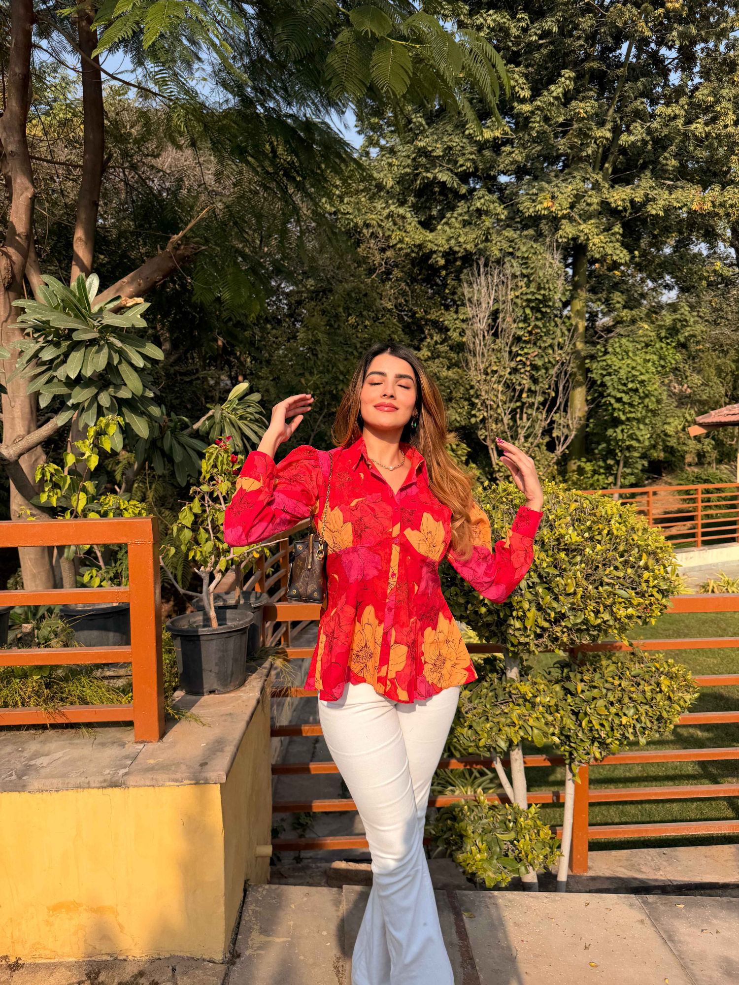 Red Cranberry Floral Shirt-picture-24