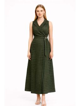 VANTEN - Green Olivia Dress
