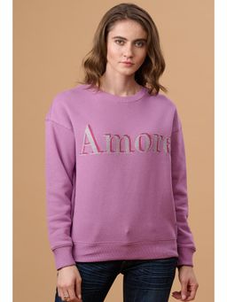 Gipsy - Women Purple Embellished Sweatshirt