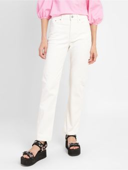 Levi's - Womens White Straight Fit Jeans