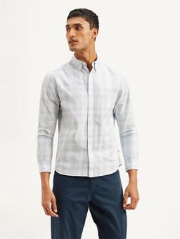 Levi's - Mens Blue Checks Slim Fit Shirt