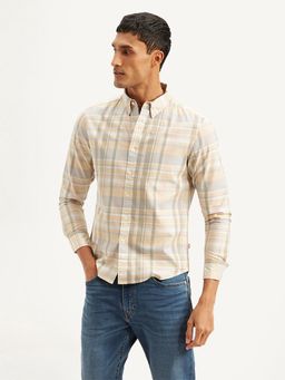 Levi's - Mens Multi-Color Checks Slim Fit Shirt