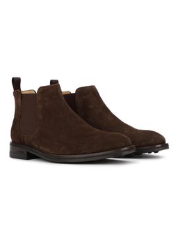 WOODS - Men Dark Brown Chelsea Boots