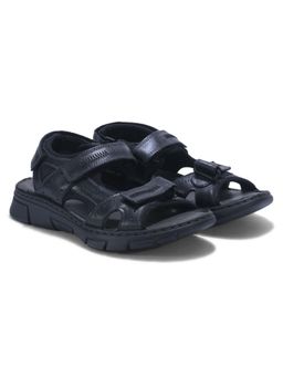 WOODLAND - Men Leather Leisure Black Sandals