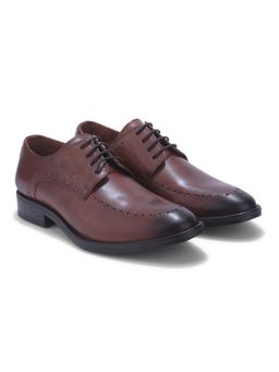 WOODS - Men Tan Leather Formal Brogues