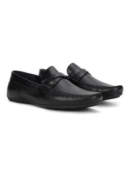 WOODS - Men Black Penny Loafers
