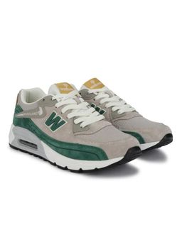 WOODLAND - Men Green Lightweight Mesh Sneakers