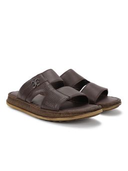 WOODS - Men Sleek Brown Softy Sandals