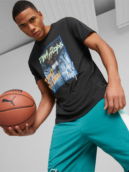 Puma - Greatness Mens Black T-Shirt