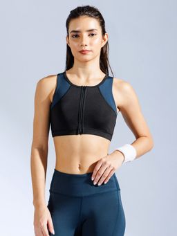 BASICPLZ - Navy Blue Elevatefit Sports Bra