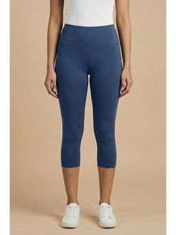 Zivame - Zelocity Quick Dry Navy Blue Capri
