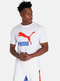 Puma - Classics Logo Mens White T-shirt