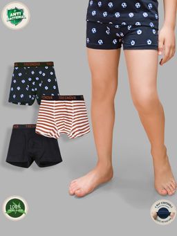 TRESNOVA - Kids Boys Cotton Anti-Microbial Football Briefs (Pack of 3)
