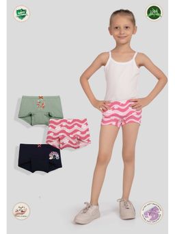 TRESNOVA - Girls Multi-Color Printed Soft BoxersPack of 3