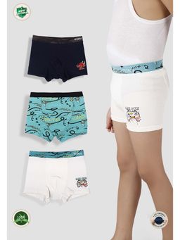 TRESNOVA - Boys Multi-Color Cotton Trunks (Pack of 3)