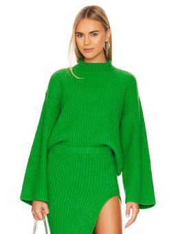 L'Academie - Sachiye Oversized Crewneck Green