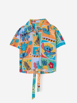 The Souled Store - Official Lilo and Stitch: Pineapple Girls Cotton Tops